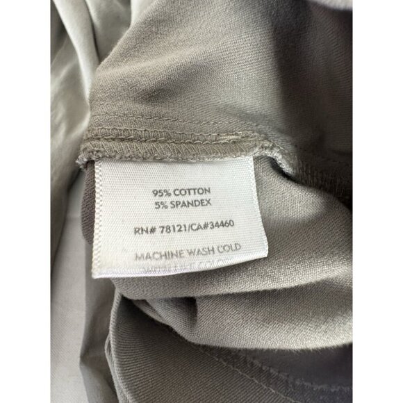 Eileen Fisher Gray Taupe Cropped Trouser Pants XS Minimalist Luxe Comfort - Picture 7 of 8